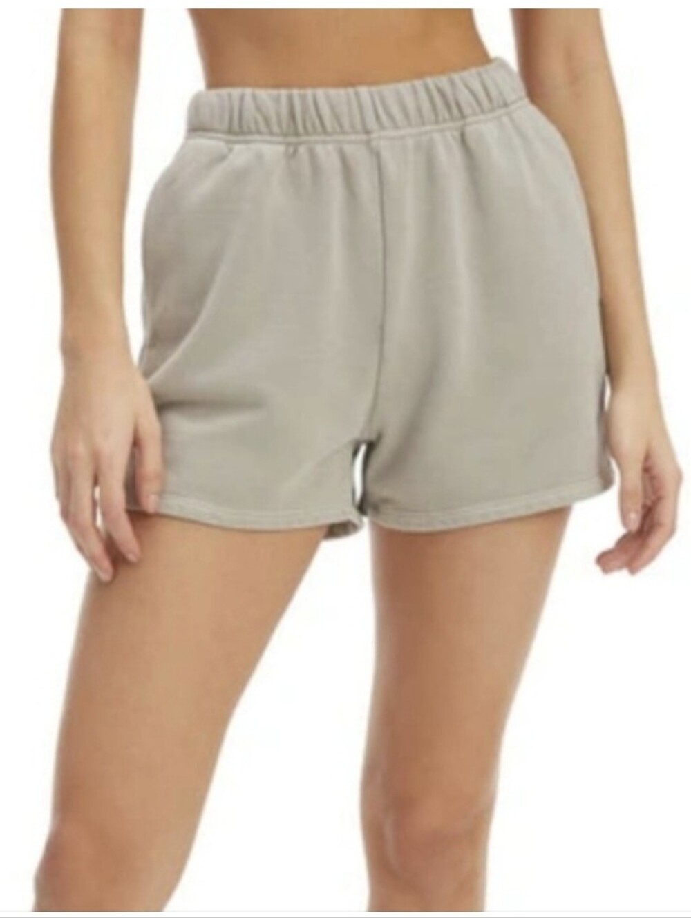 Good American Oversized Short in Summer Sand